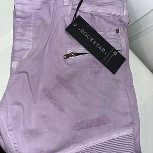 Rockstar Men Jeans Easter Purple New Size 40